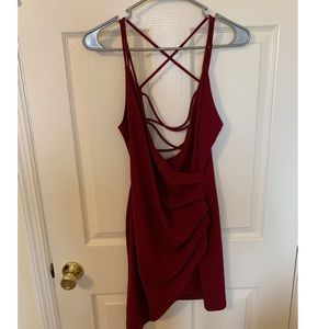 ✨CLOSET CLEAN OUT SALE: Burgundy Mini Dress